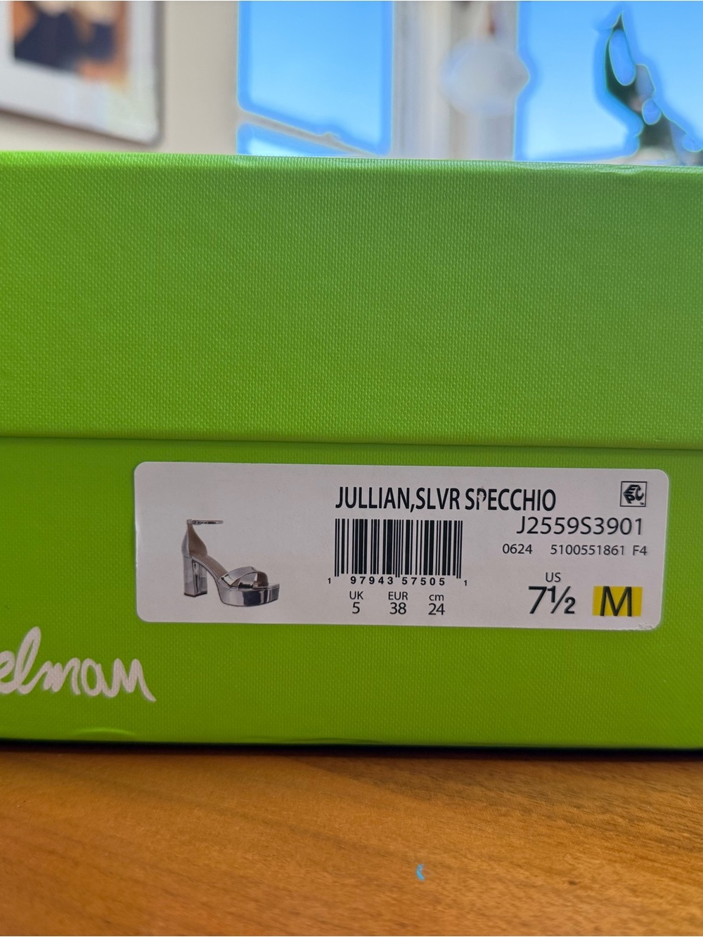 Jullian Silver Specchio Platform Sandal - Women